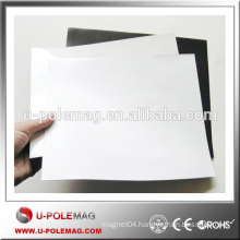 Isotropic flexible rubber magnet with PVC